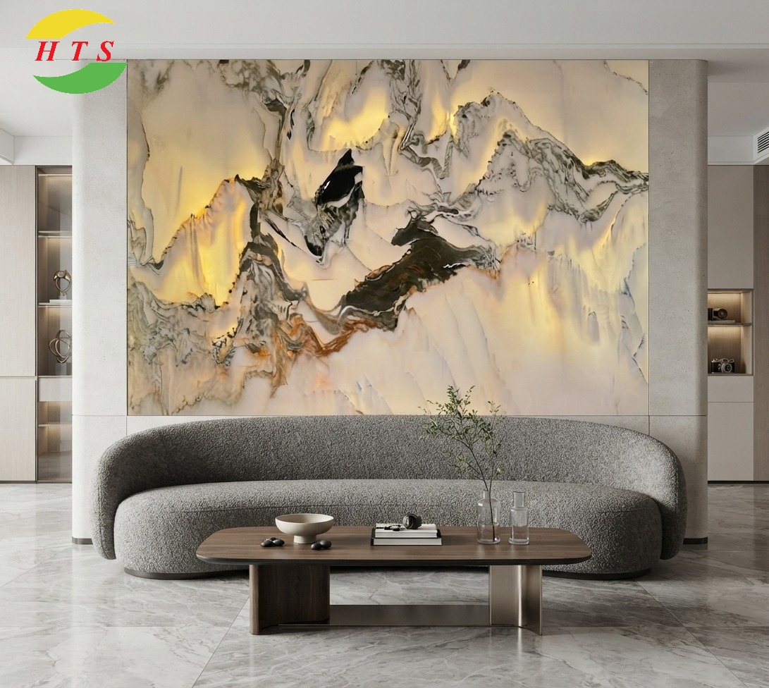 tranh đá sơn thủy xuyên sáng